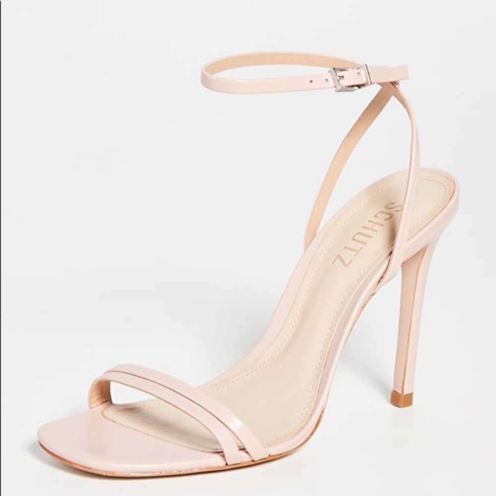 SCHUTZ ALTINA SANDAL sz 7.5 SWEET ROSE NUDE
